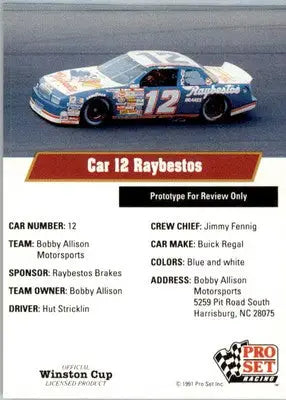 Car 12 Raybestos - 1991 Pro Set - #NNO - Prototypes Racing - Racing Card Single