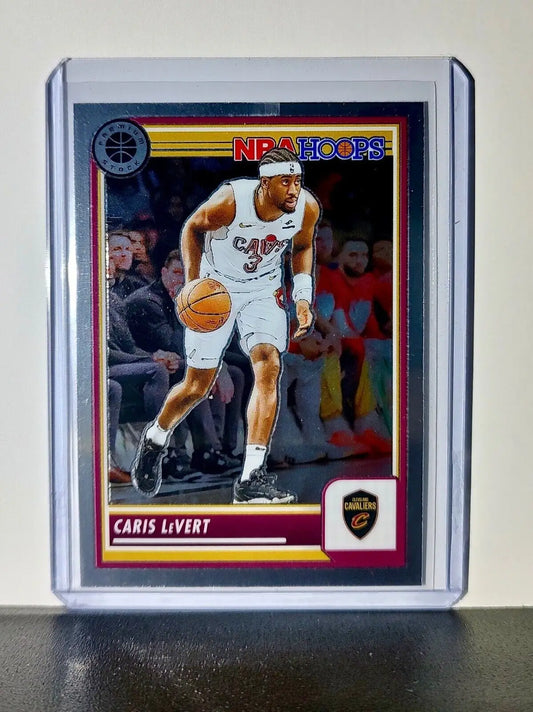 Caris LeVert 2023-24 Panini Premium Stock NBA Hoops #3 Card Cleveland Cavaliers - Basketball Card Single
