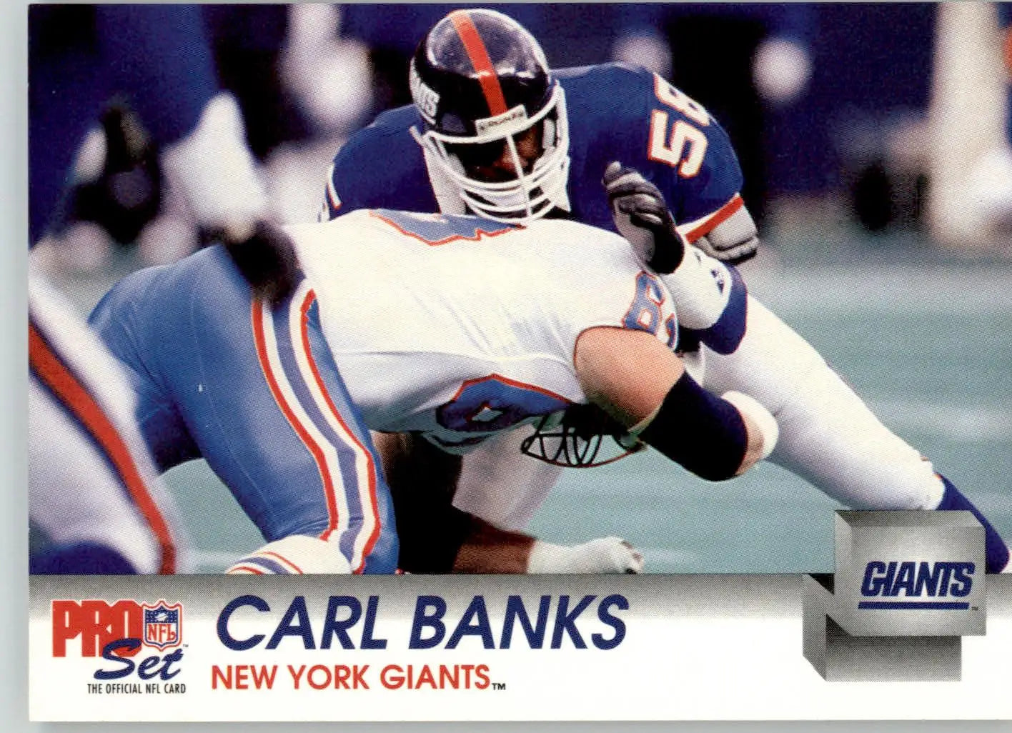 Carl Banks - 1992 Pro Set - #590 - Football - Football Card Single