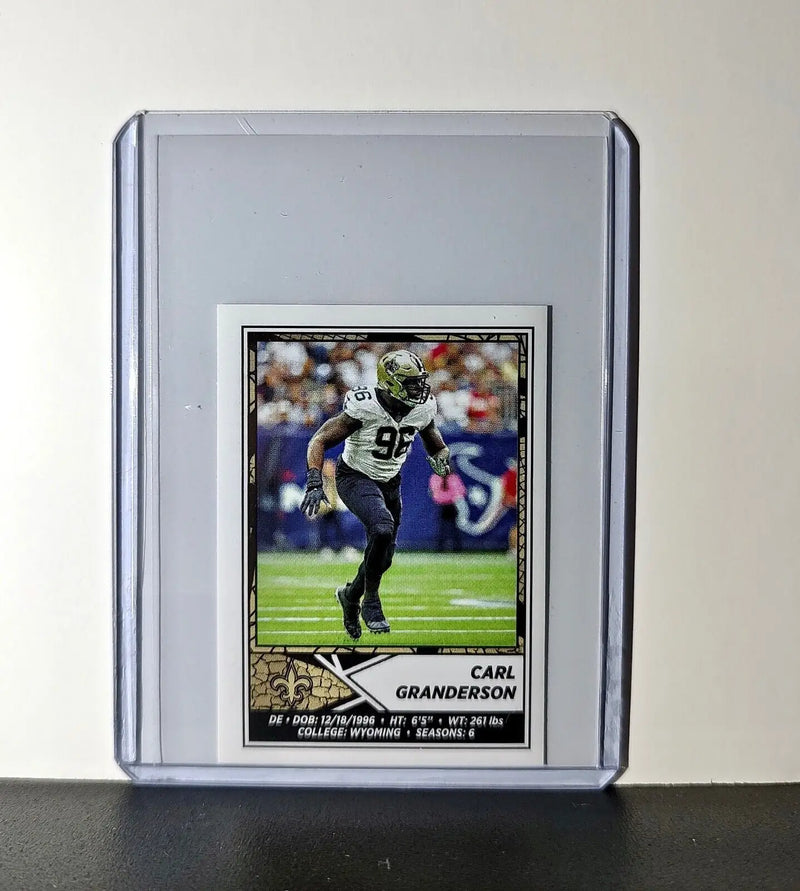 Carl Granderson 2024 Panini NFL Sticker #465 New Orleans Saints