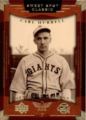 Carl Hubbell - 2004 Upper Deck Sweet Spot Classic - #14 - Baseball - Baseball Card Single
