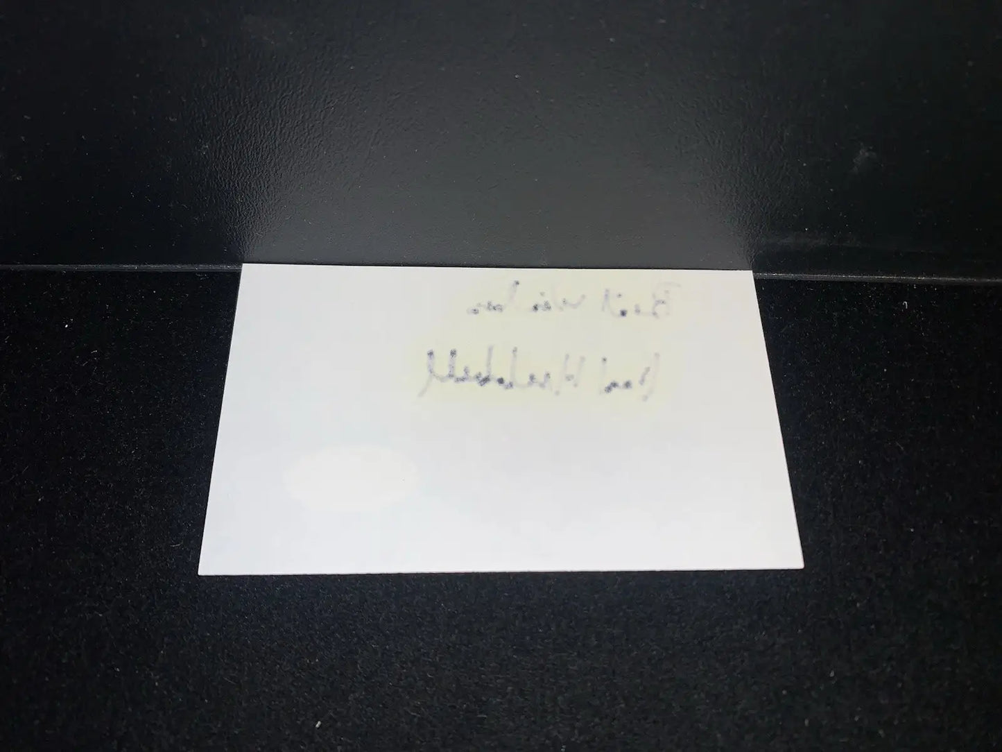 Carl Hubbell Baseball Signed Cut Auto Autograph Index Card NY Giants JSA - Sports Memorabilia