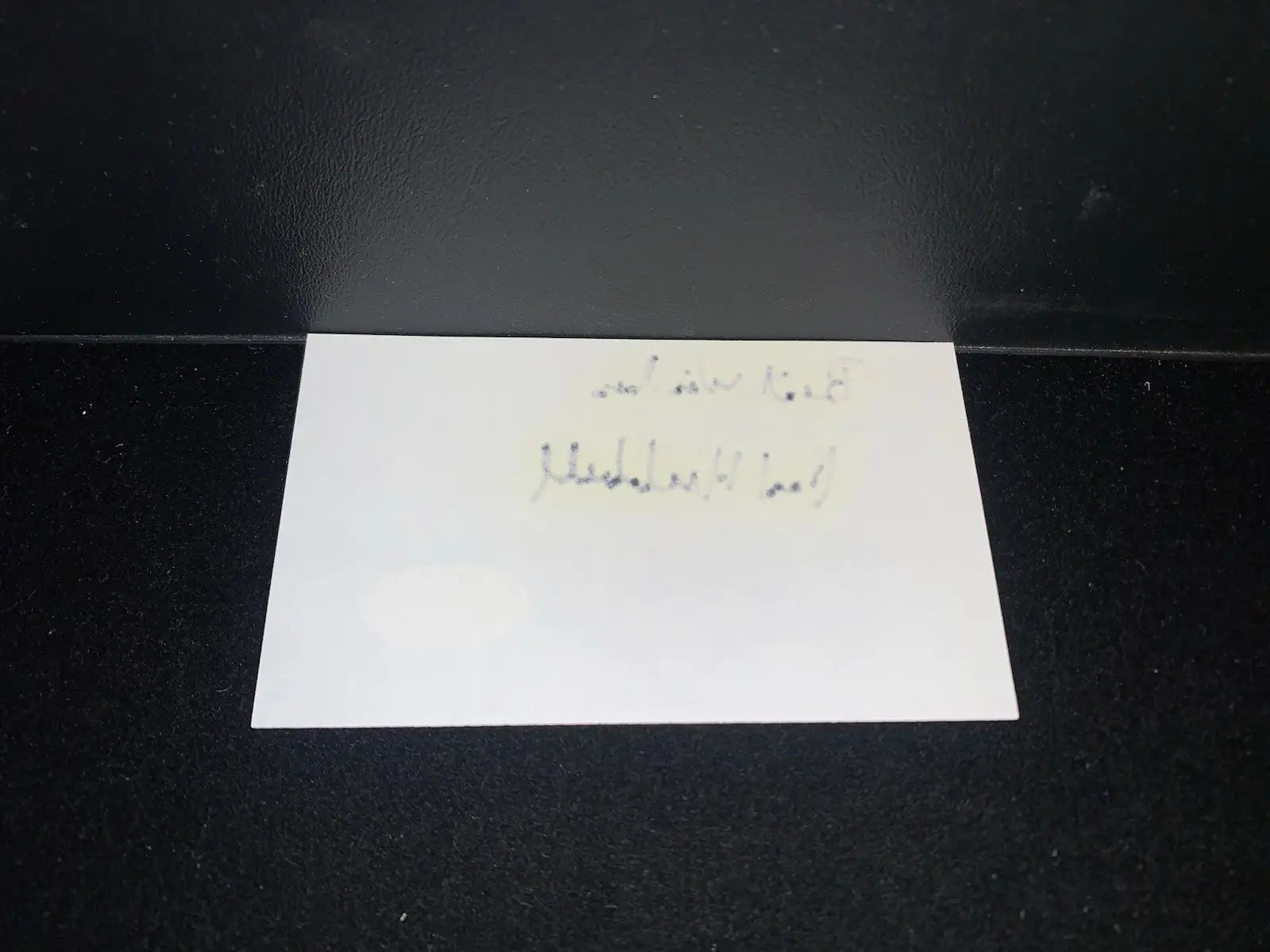 Carl Hubbell Baseball Signed Cut Auto Autograph Index Card NY Giants JSA - Sports Memorabilia