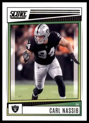 Carl Nassib 2022 Score #129 Las Vegas Raiders - Football Card Single