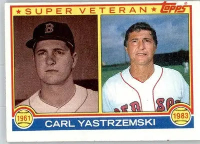 Carl Yastrzemski - 1983 Topps - #551 - Baseball - Baseball Card Single