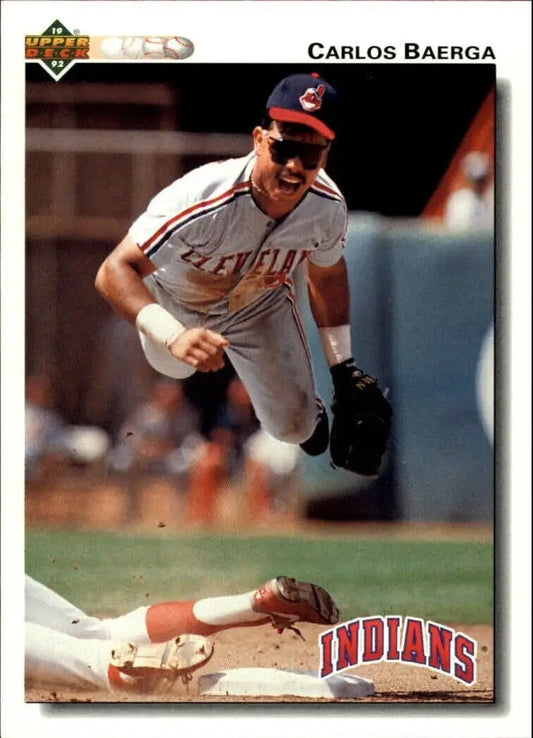 Carlos Baerga 1992 Upper Deck MLB #231 Baseball Card Cleveland Indians - Baseball Card Single