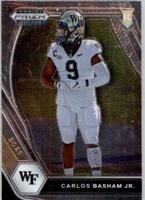 Carlos Basham Jr. - 2021 Panini Prizm Draft Picks Collegiate - #139 - RC - Football Card Single