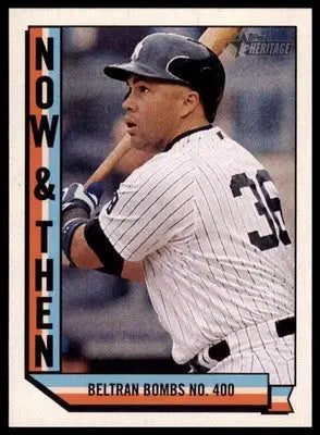 Carlos Beltran 2016 Topps Heritage Now & Then #NT-9 New York Yankees - Baseball Card Single