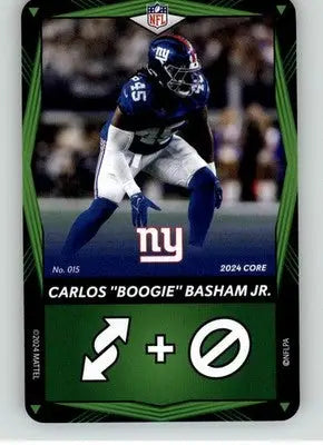 Carlos ’Boogie’ Basham Jr. - 2024 UNO Elite Core Edition - Green - #015 - Football Card Single