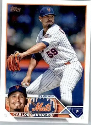 Carlos Carrasco - 2023 Topps - #161 - Baseball - Baseball Card Single