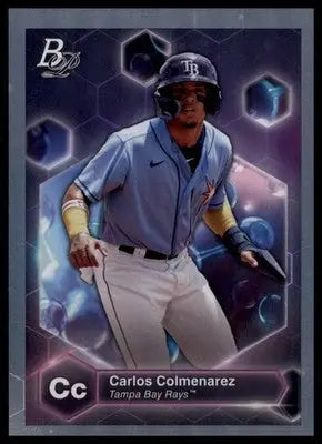 Carlos Colmenarez 2022 Bowman Platinum Precious Elements #PE-12 Tampa Bay Rays - Baseball Card Single