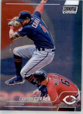 Carlos Correa - 2022 Stadium Club Chrome - #137 - Baseball - Baseball Card Single
