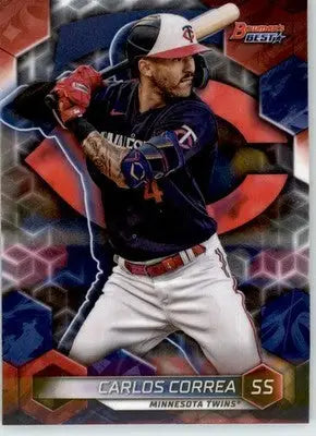 Carlos Correa - 2023 Bowman’s Best - #69 - Baseball - Baseball Card Single