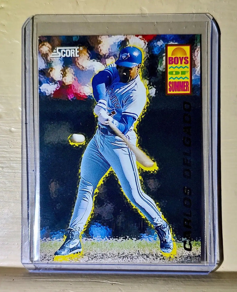 Carlos Delgado 1994 Pinnacle #45 Boys of Summer Baseball Card Toronto Blue Jays