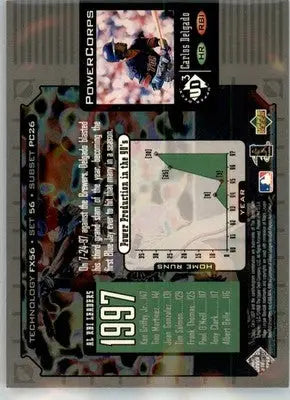 Carlos Delgado - 1998 Upper Deck UD3 - #56 - Baseball - Baseball Card Single