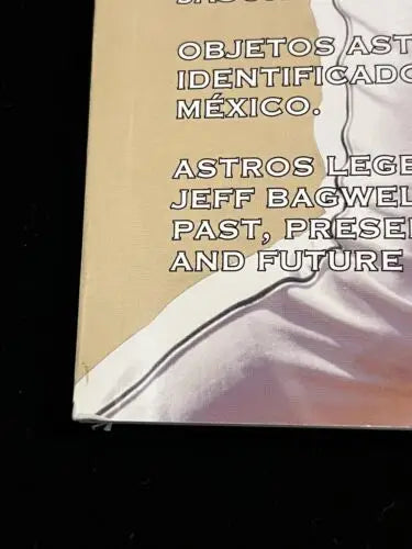 Carlos Lee signed Houston Astros game program magazine cover featuring El Caballo Biggio
