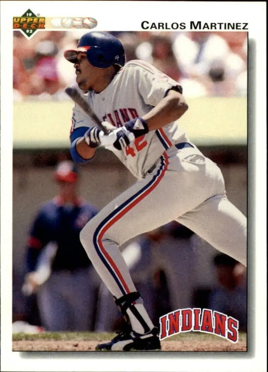 Carlos Martinez 1992 Upper Deck MLB #598 Baseball Card Cleveland Indians - Baseball Card Single