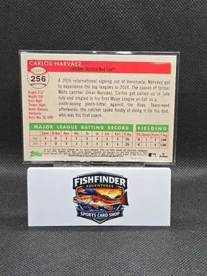Carlos Narvaez 2025 Topps Chrome Platinum Anniversary Prism Refractor #256 RC - Baseball Card Single
