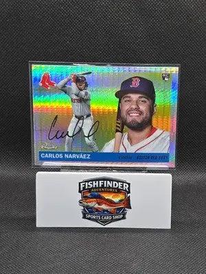 Carlos Narvaez 2025 Topps Chrome Platinum Anniversary Prism Refractor #256 RC - Baseball Card Single
