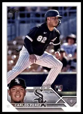 Carlos Pérez Rookie 2023 Topps #452 Chicago White Sox - Baseball Card Single