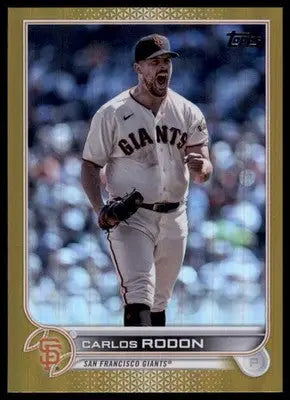 Carlos Rodon 2022 Topps Update Gold Foil #US86 San Francisco Giants - Baseball Card Single