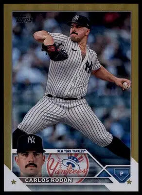 Carlos Rodón 2023 Topps Update Gold Foil #US200 New York Yankees - Baseball Card Single