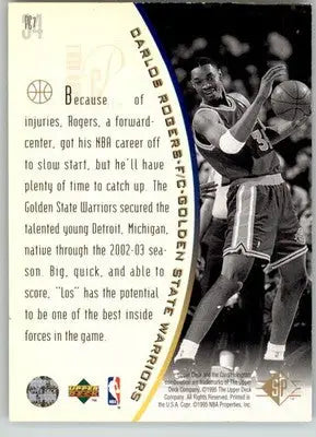 Carlos Rogers - 1994-95 SP - #PC7 - Holoviews Basketball - Basketball Card Single