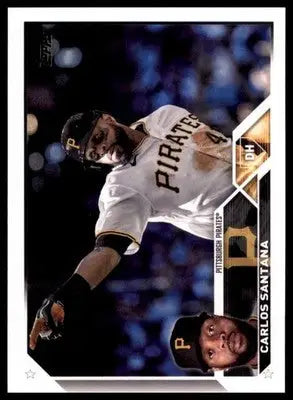Carlos Santana 2023 Topps #572 Pittsburgh Pirates - Baseball Card Single