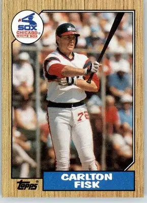 Carlton Fisk - 1987 Topps - #756 - Baseball - Baseball Card Single