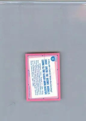 Carlton Fisk - 1991 Topps Micro - #3 - Baseball - Baseball Card Single