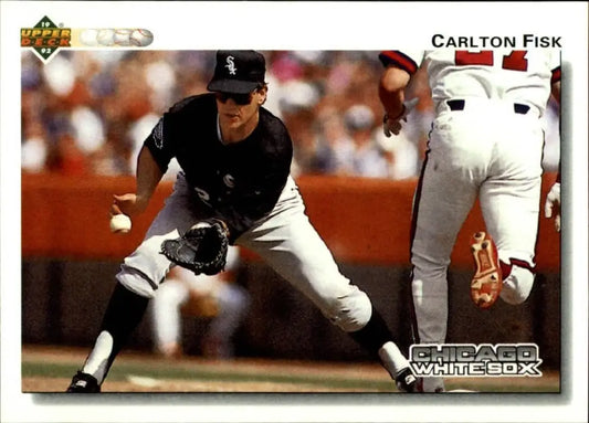 Carlton Fisk 1992 Upper Deck MLB #571 Baseball Card Chicago White Sox - Baseball Card Single