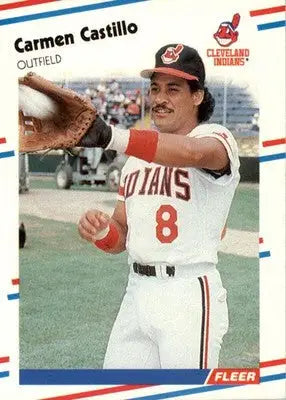 Carmen Castillo - 1988 Fleer - #606 - Baseball - Baseball Card Single
