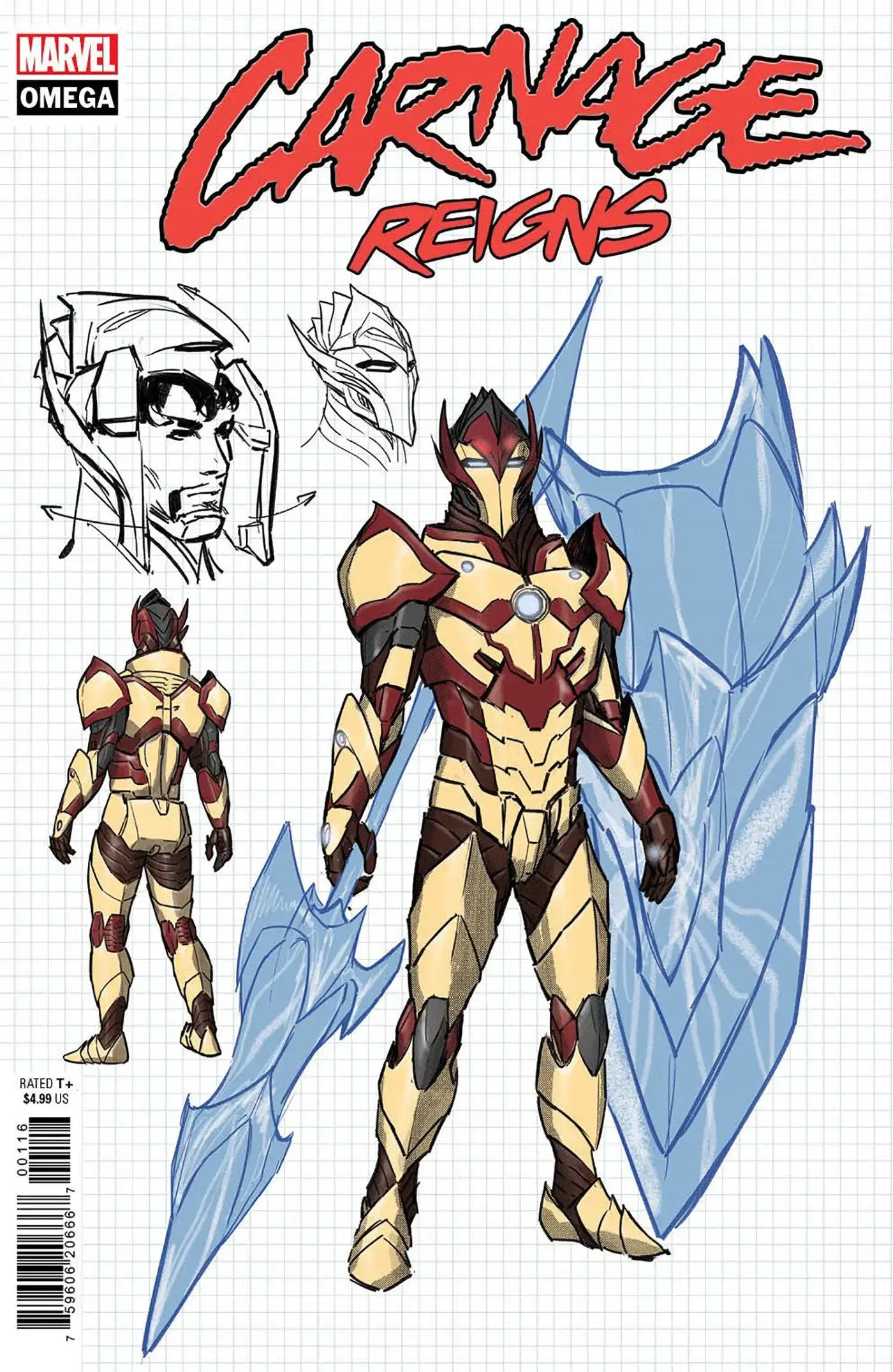 Carnage Reigns Omega 1 Julius Ohta Design Variant - Comic Book