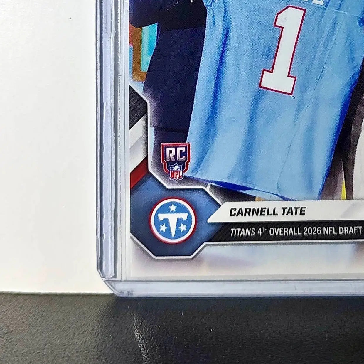 Carnell Tate Rookie 2026 Topps Now Draft Night #CTAT Card Tennessee Titans - Football Card Single