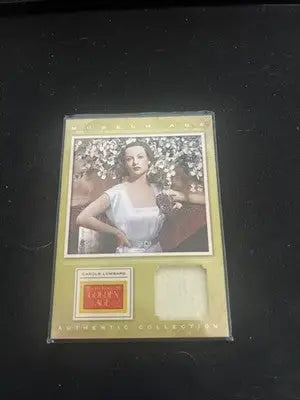 CAROLE LOMBARD 2012 Panini Golden Age Museum Authentic Collection Material - Entertainment Memorabilia