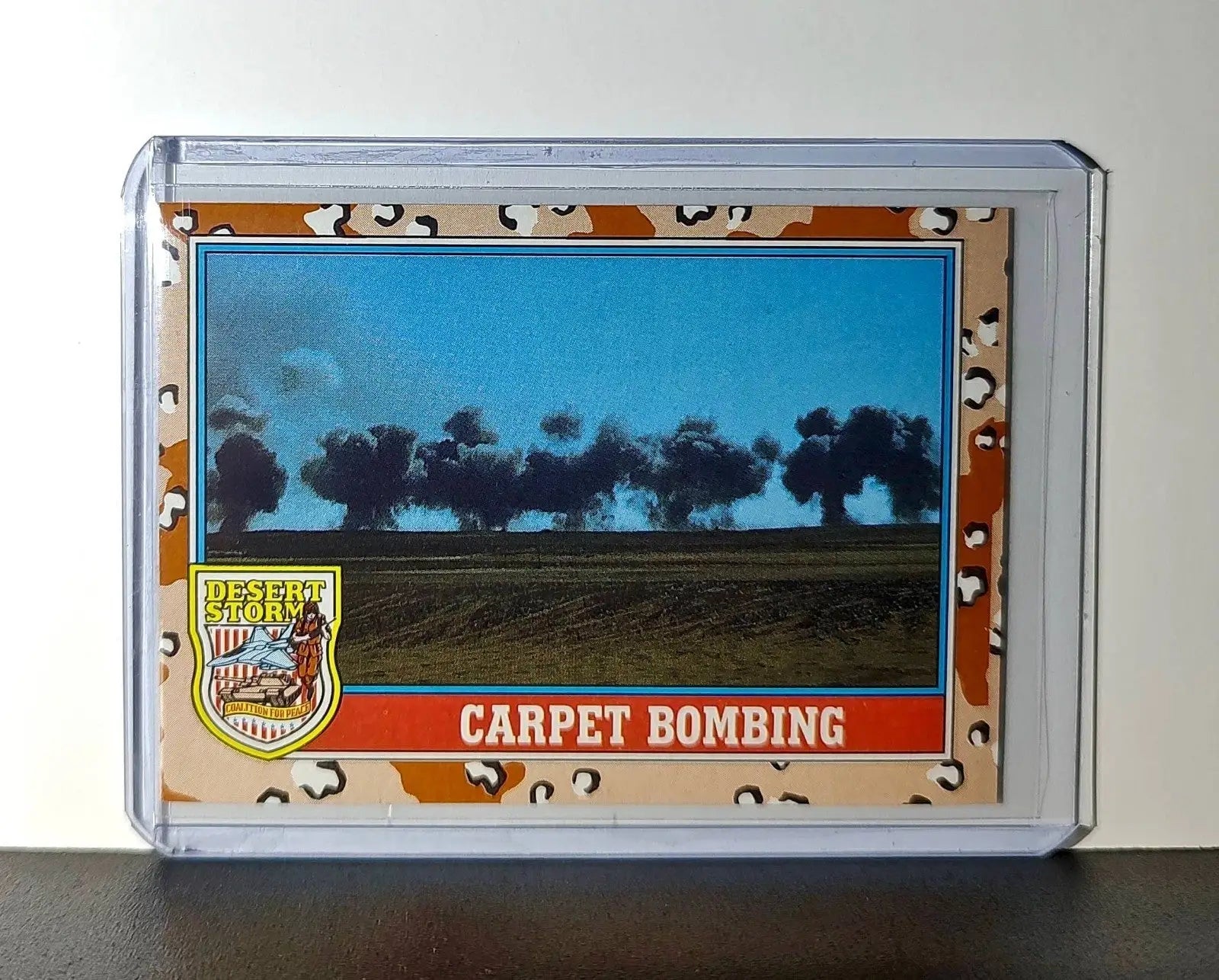 Carpet Bombing 1991 Topps Desert Storm #90 Card