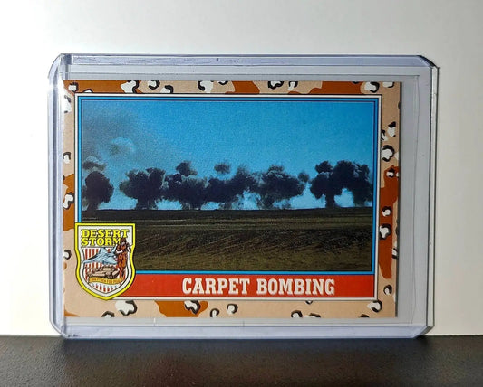 Carpet Bombing 1991 Topps Desert Storm #90 Card