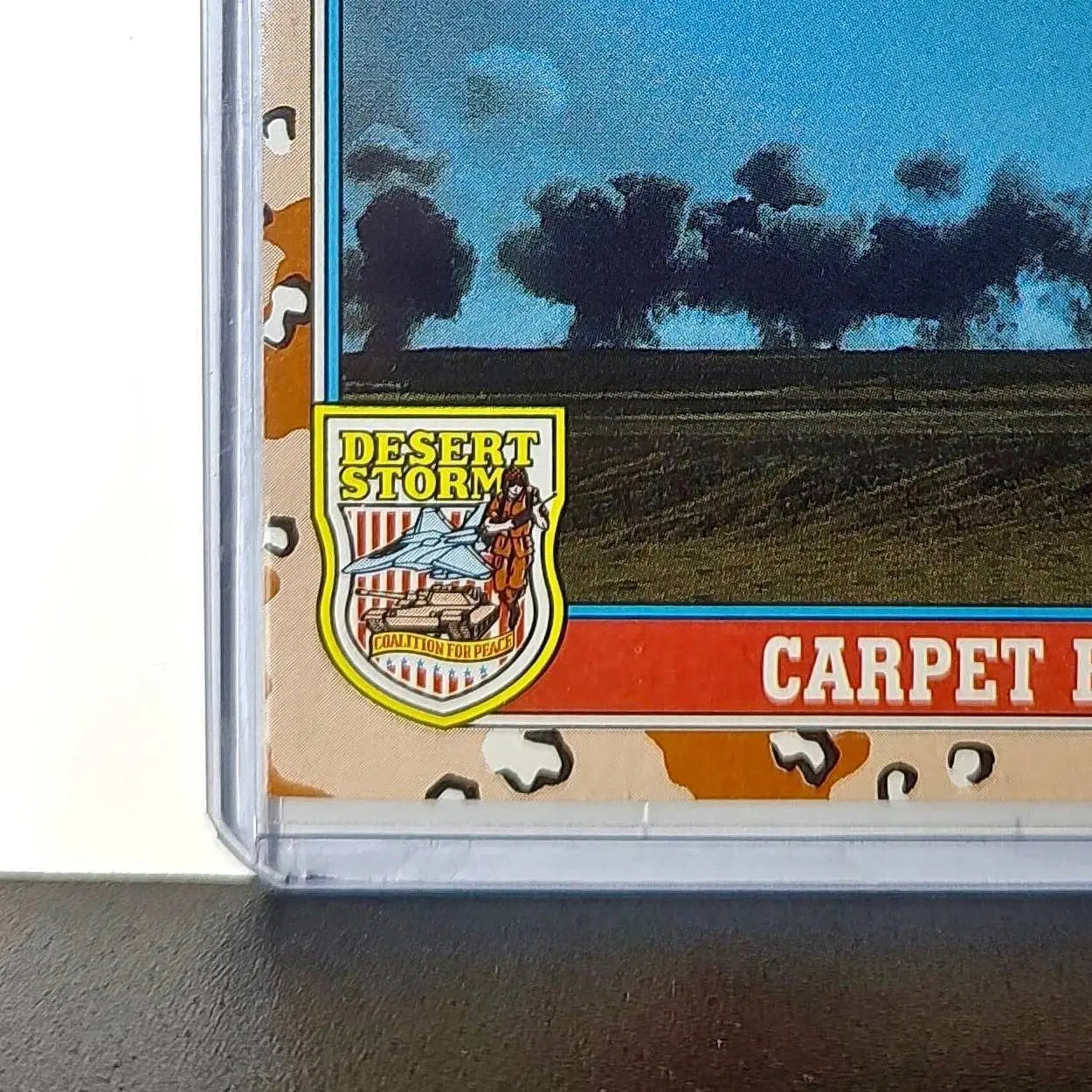 Carpet Bombing 1991 Topps Desert Storm #90 Card
