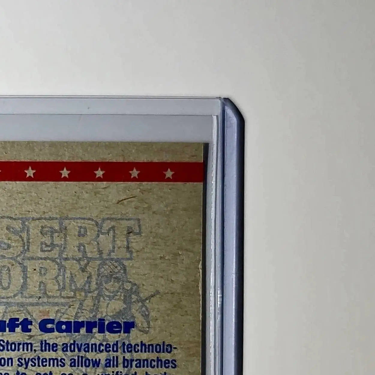 Carrier Plane at Night 1991 Topps Desert Storm #55 Card