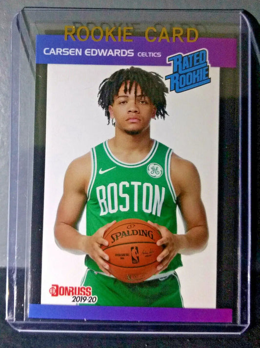 Carsen Edwards 2019-2020 Panini NBA #27 Rated Rookie Retro Card 1/3431 - Basketball Card Single