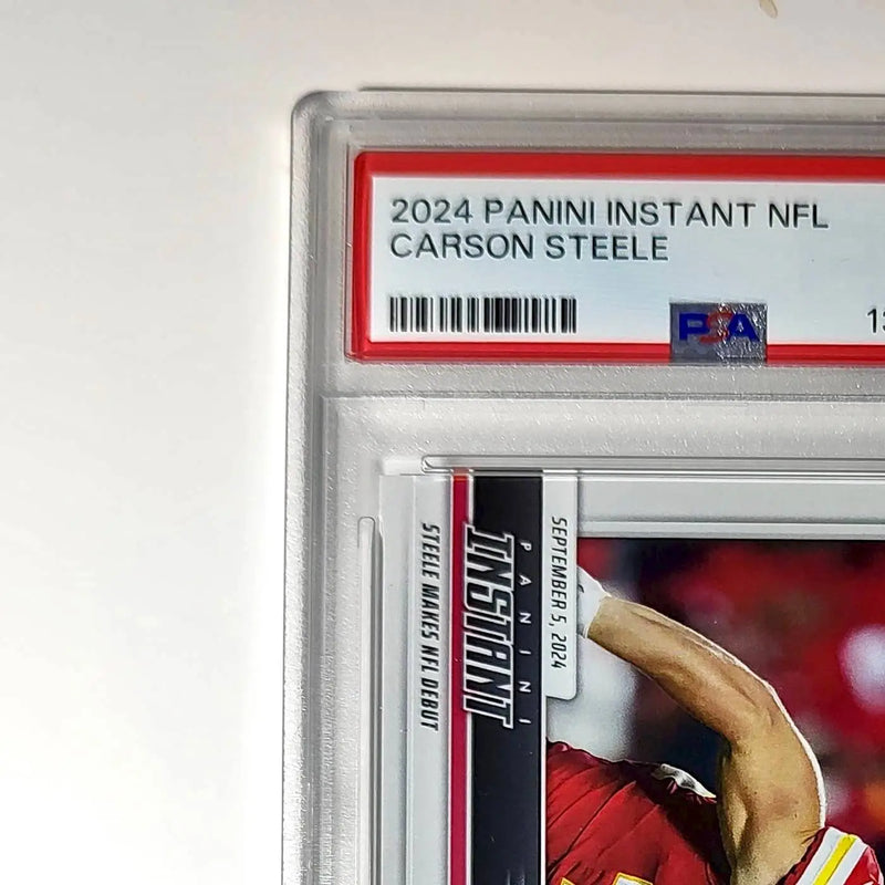 Carson Steele Rookie 2024 Panini Instant NFL #24 PSA 10 Gem Mint