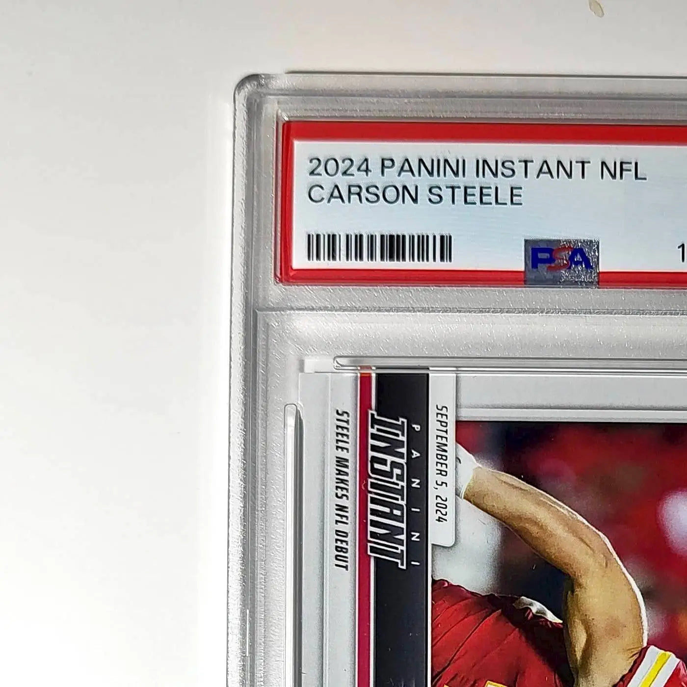 Carson Steele Rookie 2024 Panini Instant NFL #24 PSA 9 Mint