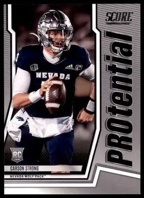 Carson Strong 2022 Score PROtential Red #P-CS Nevada Wolf Pack - Football Card Single