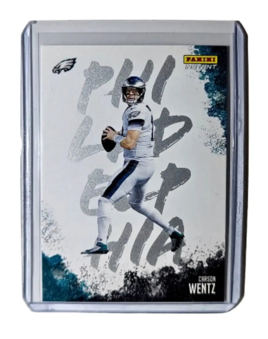 Carson Wentz 2020 Panini NFL Instant My City #2 Football Card 1 of 1275 - Football Card Single
