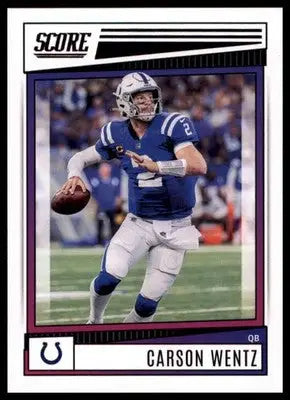 Carson Wentz 2022 Score #11 Indianapolis Colts - Football Card Single