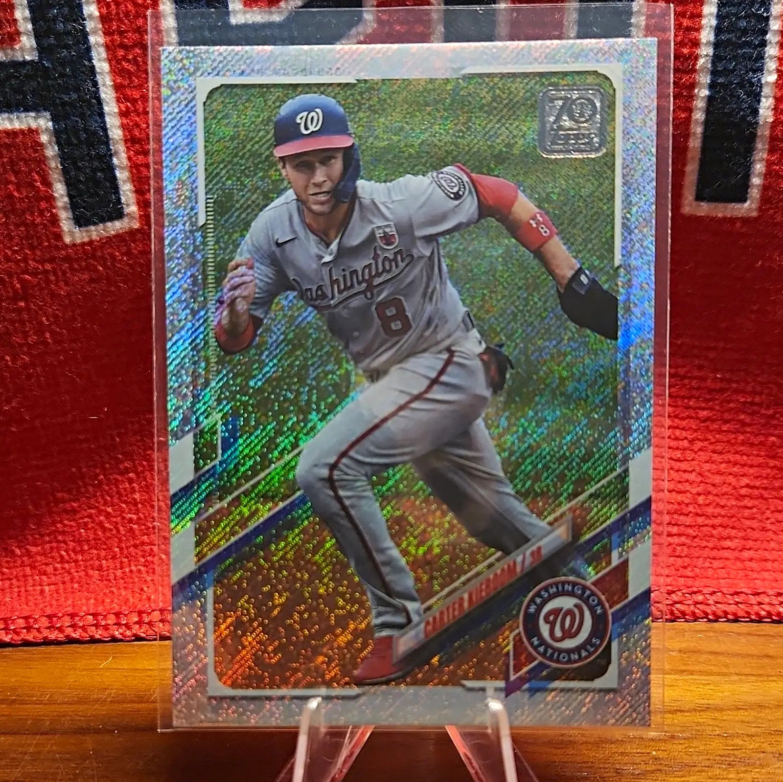 Carter Kieboom 2020 Topps Series 1 #118 Serial Numbered /790 Nationals - Baseball Card Single