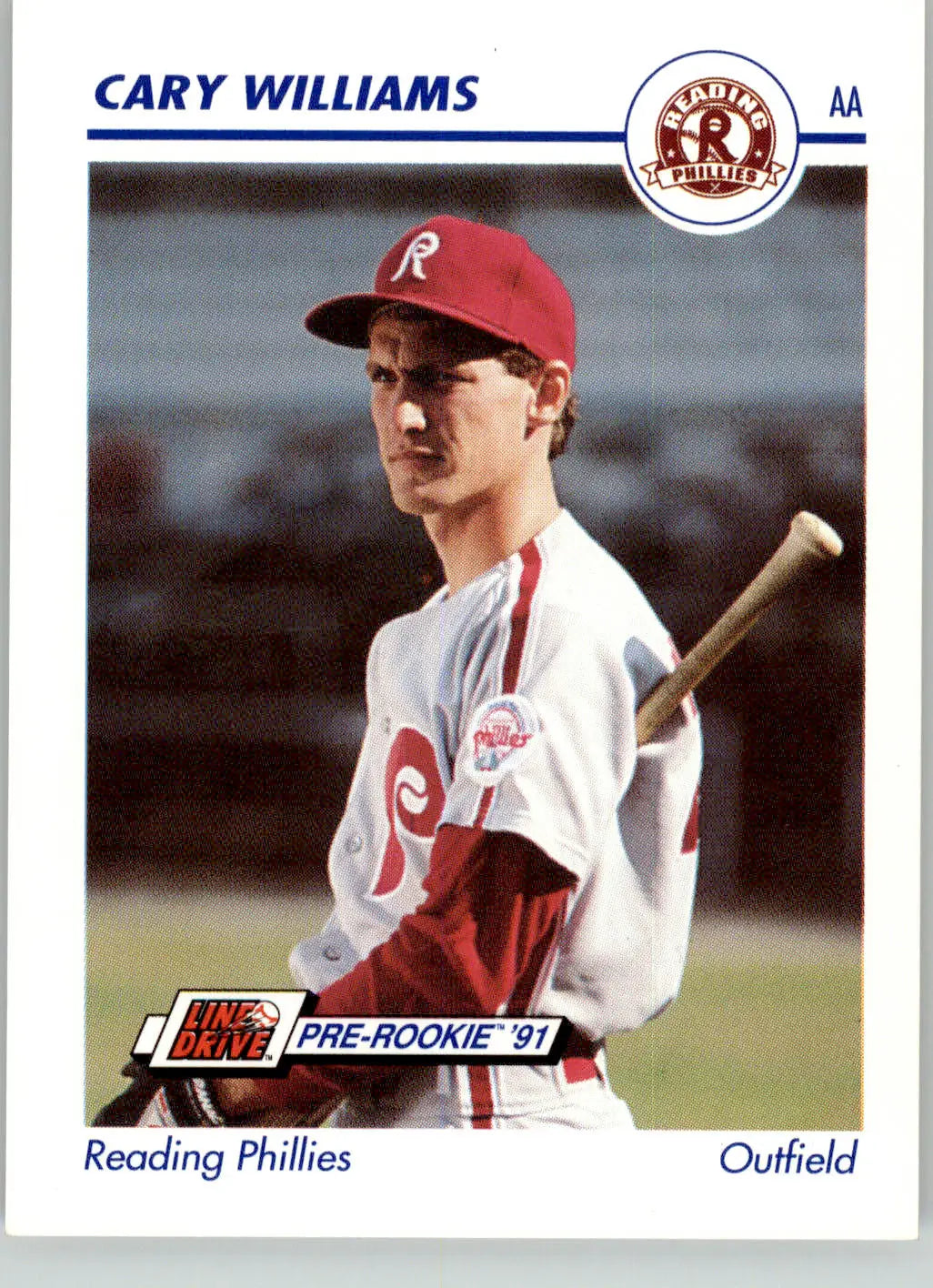 Cary Williams - 1991 Line Drive AA - #523 - Baseball - Baseball Card Single