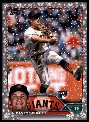 Casey Schmitt 2023 Topps Holiday Metallic #H114 San Francisco Giants - Baseball Card Single