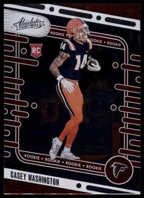Casey Washington Rookie 2024 Panini Absolute Retail #101 Atlanta Falcons - Football Card Single