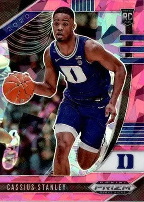 Cassius Stanley - 2020 Panini Prizm Draft Picks Collegiate - #68 - Pink Ice - Basketball Card Single